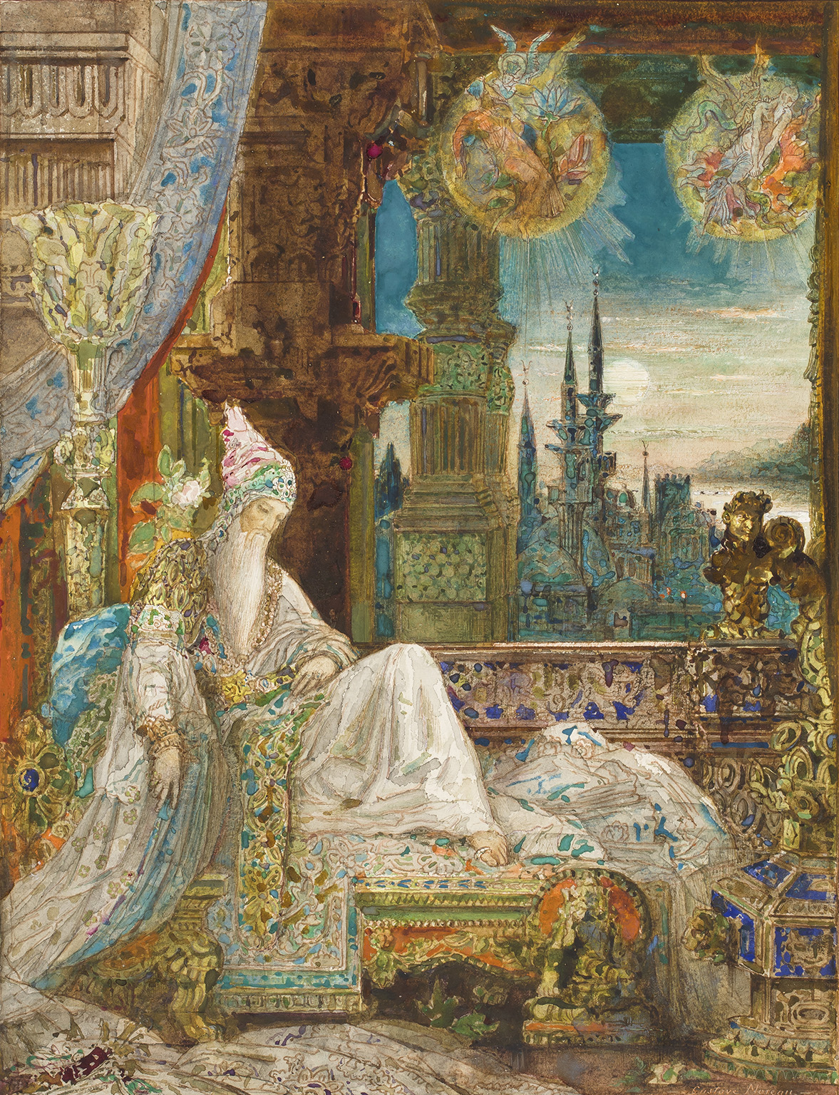 Gustave Moreau, The Dream of an Inhabitant of Mongolia, c1879-85