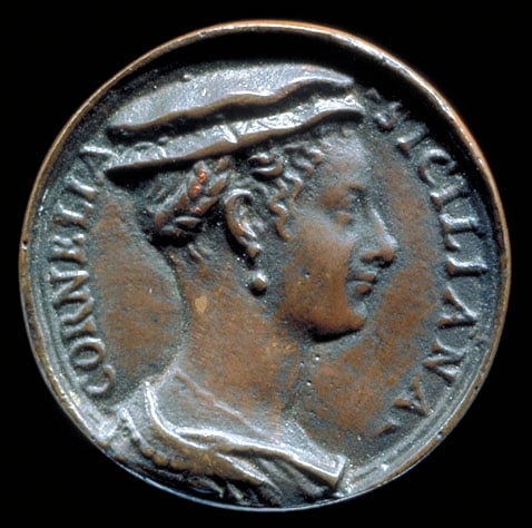 Portrait medal of Cornelia Siciliana