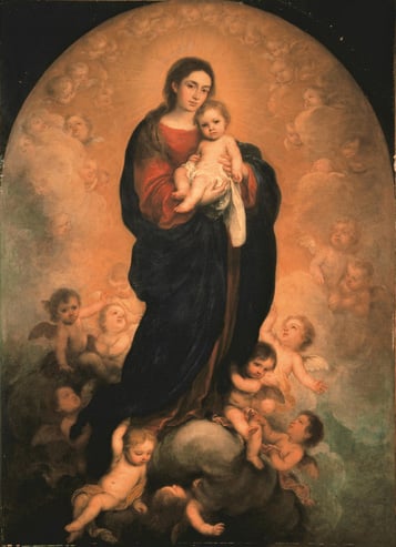 The Virgin and Child in Glory (La Vierge Coupee)