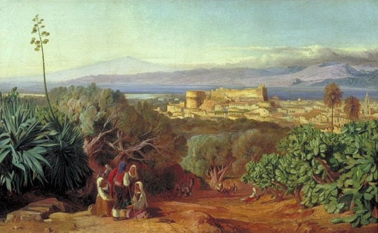 View of Reggio and the Straits of Messina