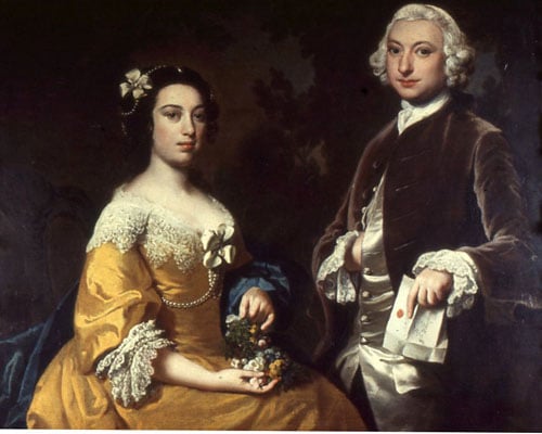 Portrait of William Wilberforce and his wife Hannah