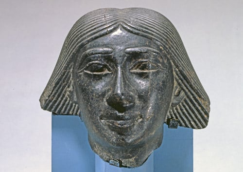 Head from a Statue of a Man