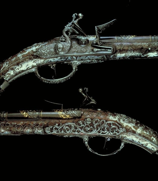 Pair of Flintlock Holster pistols