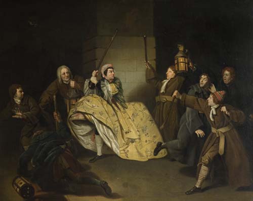 David Garrick in 'The Provok'd Wife'