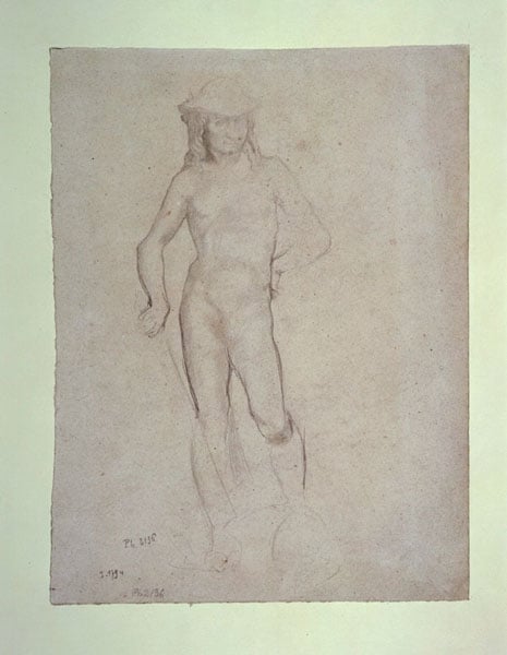 Study of Donatello's bronze statue of David