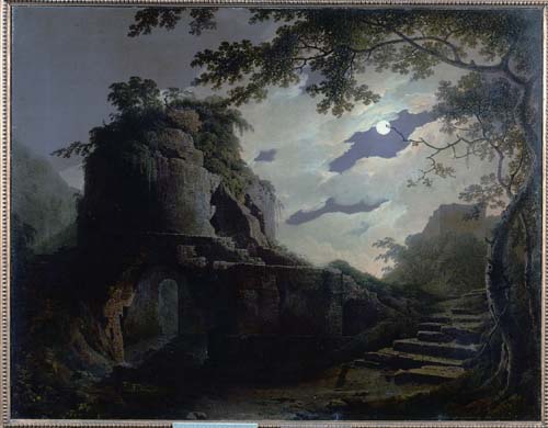 Virgil's Tomb by Moonlight