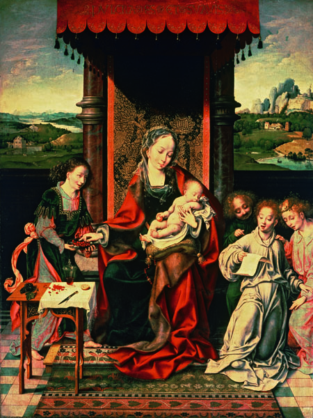 Virgin and Child with Angels