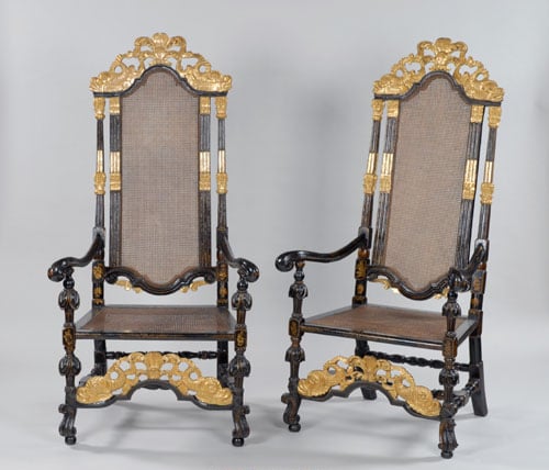 Pair of armchairs