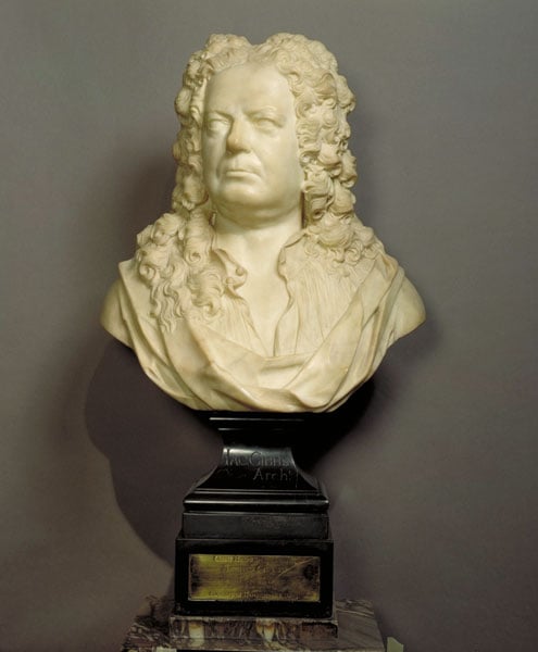 Portrait bust of James Gibbs