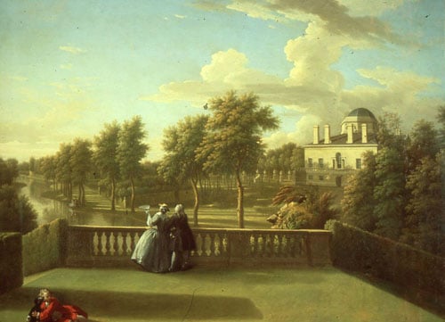 Chiswick House from the Cascade Terrace