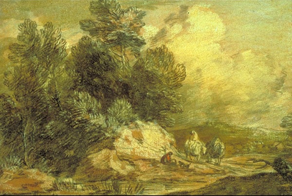 A Wooded Landscape with Horsemen