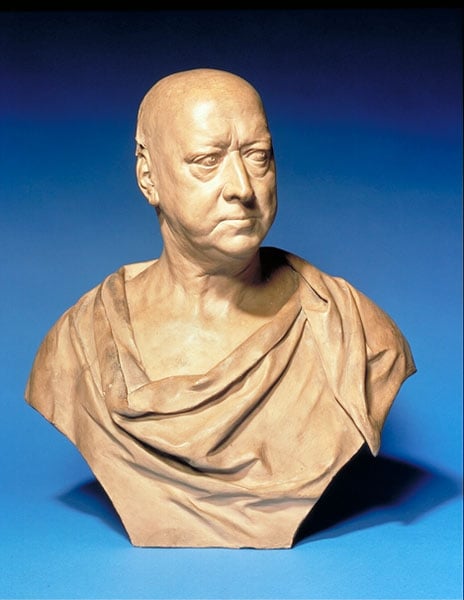 Portrait bust of Sir Andrew Fountaine