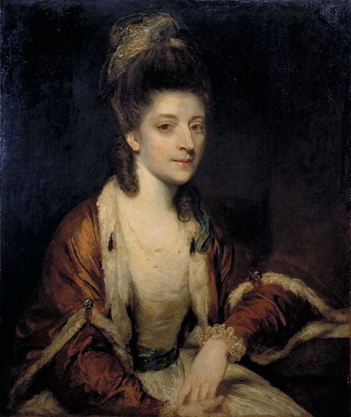 Half length portrait of Harriet Dutens