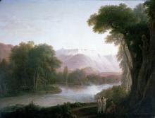 Landscape with Classical Figures, Cicero at his Villa