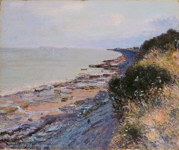 La Falaise à Penarth, Le Soir Marée Basse