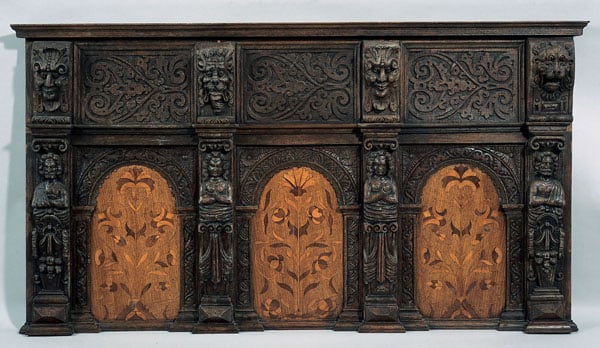 Elizabethan panelled room from Exeter