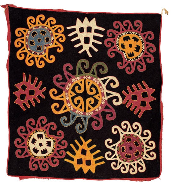 Collection of embroidered textiles