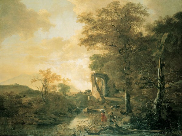 Landscape with Arched Gateway