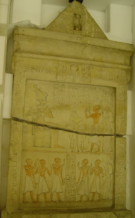 Funerary stela of Ptaherhatef