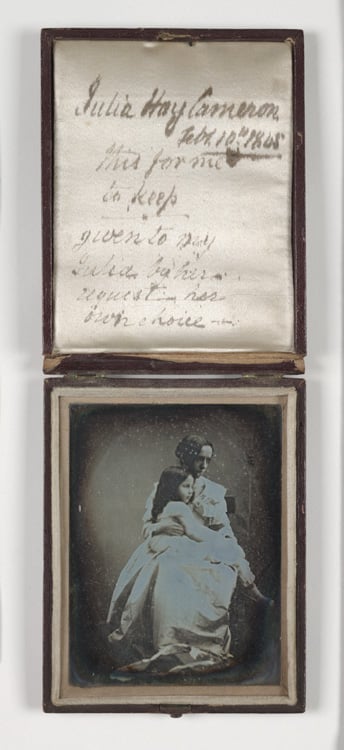 Daguerreotype portrait of Julia Margaret Cameron and her daughter, Julia Hay Cameron