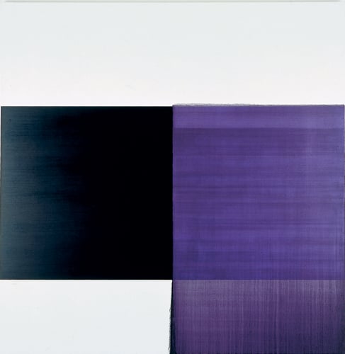 Exposed Painting, Deep Violet, Charcoal Black