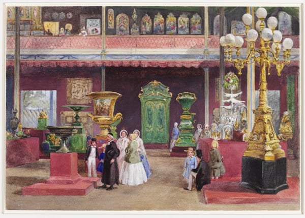 Group of watercolours of the Great Exhibition, 1851