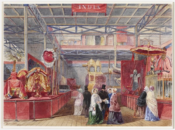 Group of watercolours of the Great Exhibition, 1851