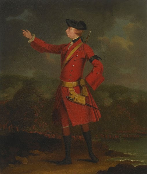 Portrait of General James Wolfe