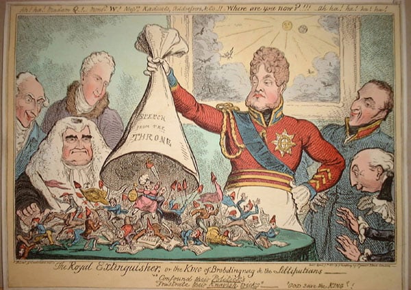 Caricatures of George IV and his circle by Various - Art Fund