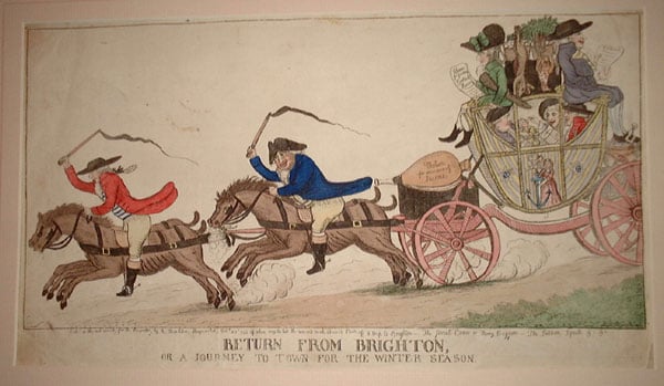 Caricatures of George IV and his circle