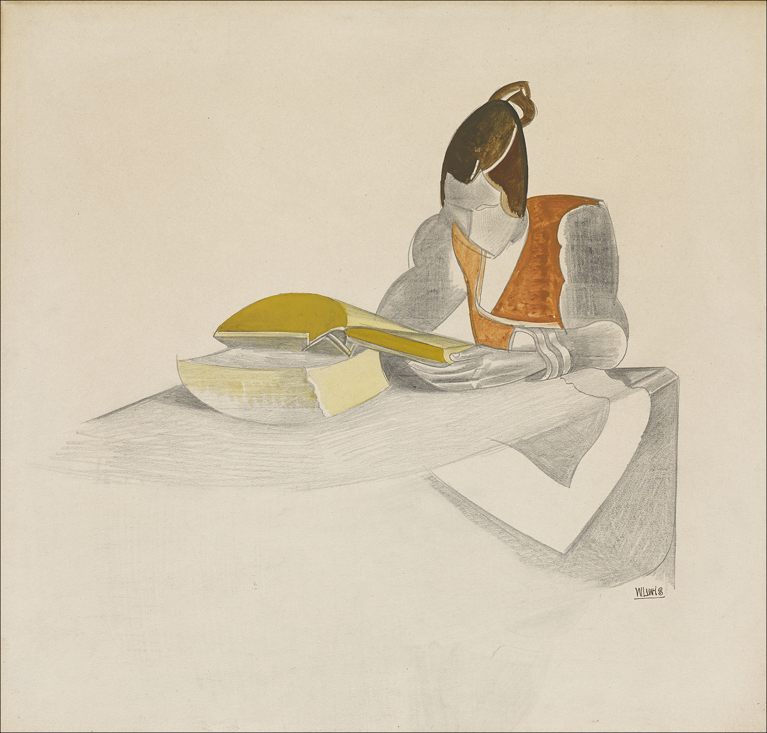 A Lady Reading