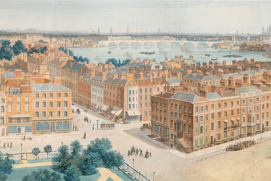 A Panoramic View of London, from the Tower of St. Margaret's Church, Westminster