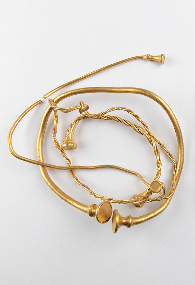 Leekfrith Iron Age Gold Torcs