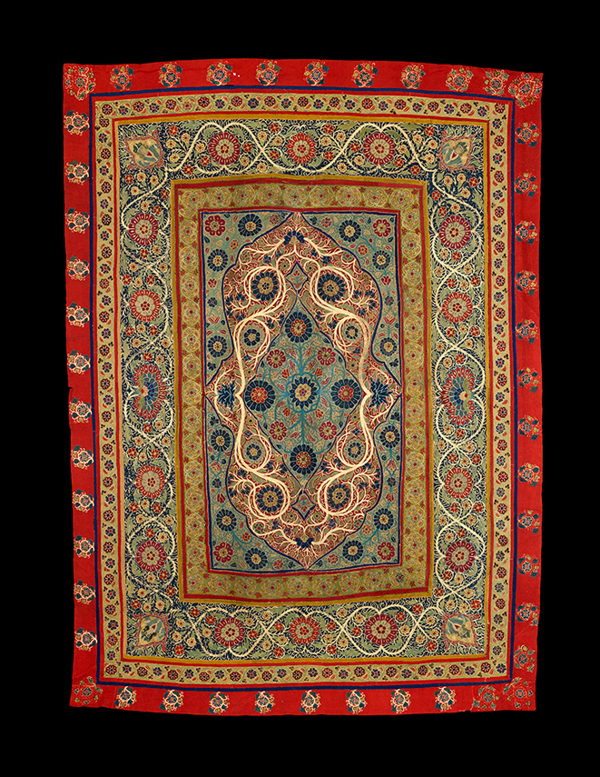 Persian felt and applique hanging