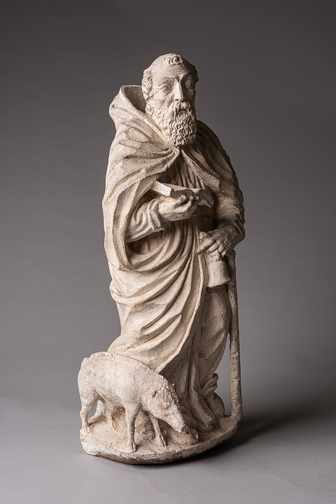 A French statue of St Anthony